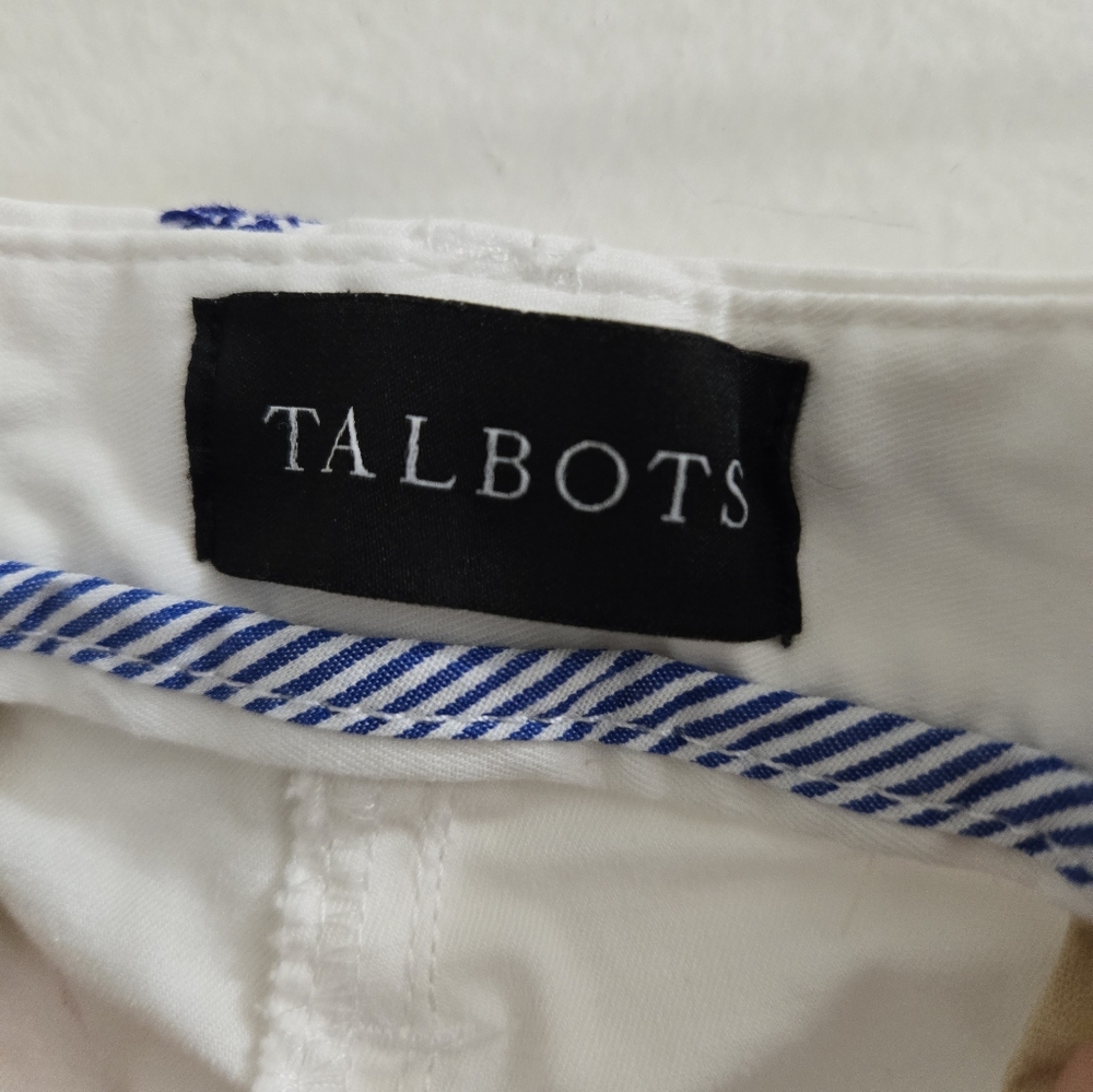 Talbots Pineapple Print  Relaxed Chinos - Picture 5 of 10